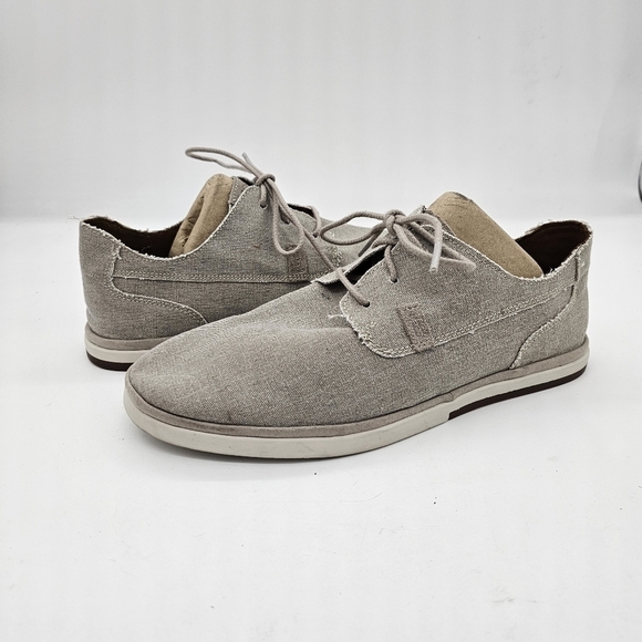 Rockport CH9281 Mens Austyn Grey Lace Up Plain Toe Canvas Oxford Shoe Size 8 main image 8